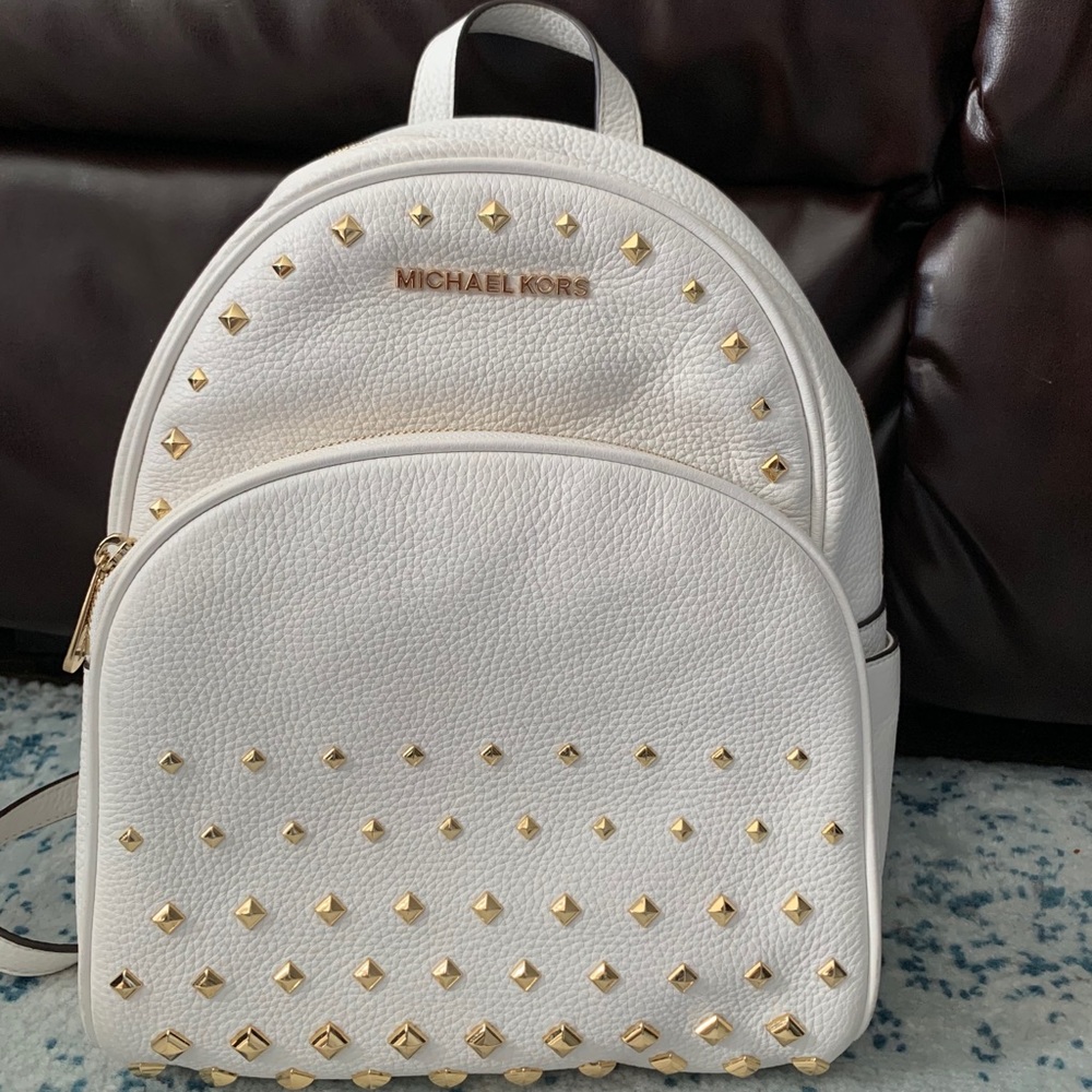 Michael Kors optic white backpack
